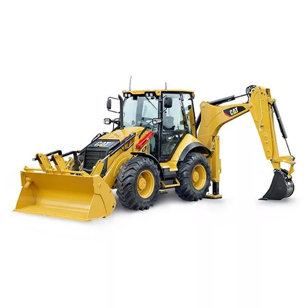 Экскаватор-погрузчик Caterpillar 434F2 с гидромолотом