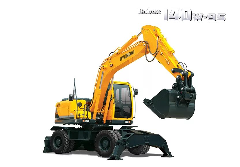 Колесный экскаватор Hyundai R140W-9S