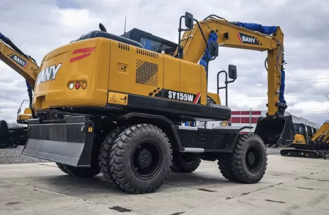 Колёсный экскаватор Sany SY155W