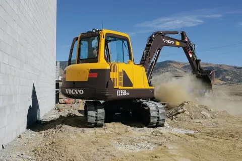 Мини-экскаватор Volvo EC55B PRO