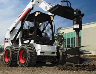 Ямобур на базе мини-погрузчика Bobcat